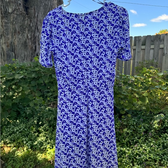 Michael Kors blue floral flowers dress, size small - Picture 3 of 3